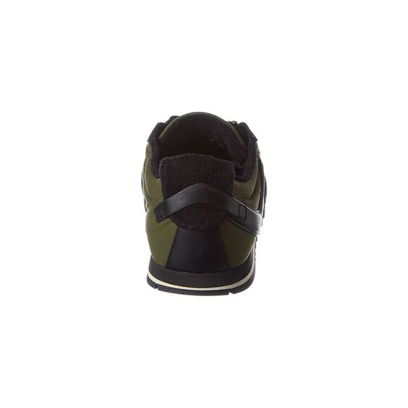 Ferragamo Resort Canvas & Suede Sneaker, Green